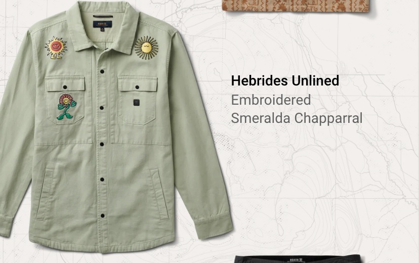 Shop Hebrides Unlined Smeralda Chaparral 