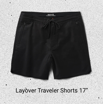 Layover Traveler Shorts 17''