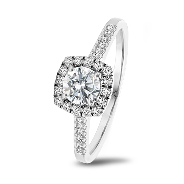 The Diamond Story 18ct White Gold 2/3ct Diamond Ring