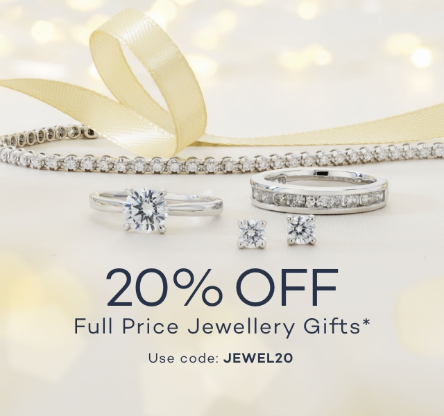 20% off selected full price jewellery use code JEWEL20