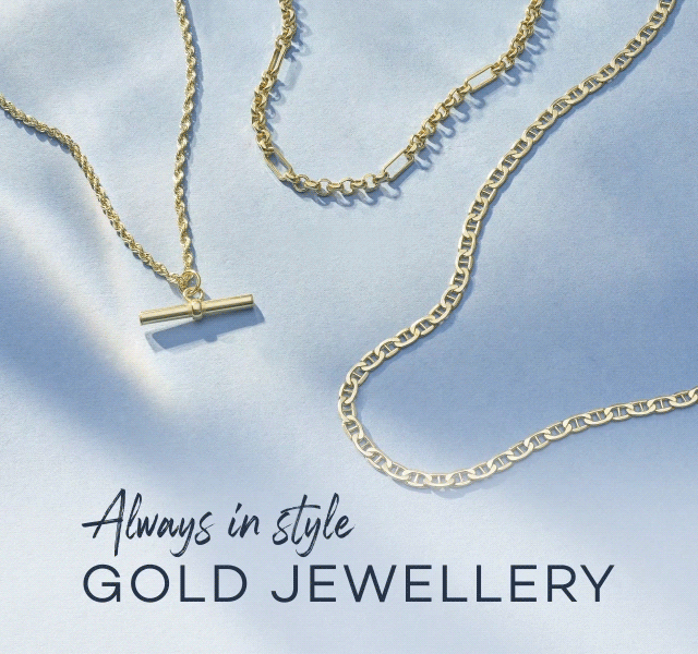 Sun-drenched days in 9ct gold