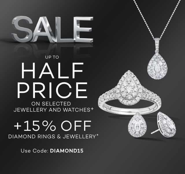 Extra 15% off Diamond Jewellery and Rings