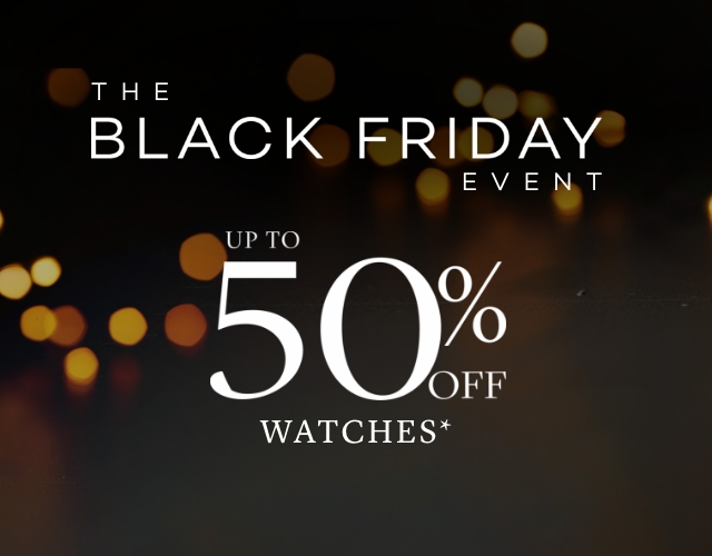 Up to 50% off watches ends soon