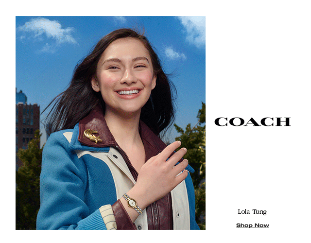 EXPRESS YOURSELF WITH COACH WATCHES