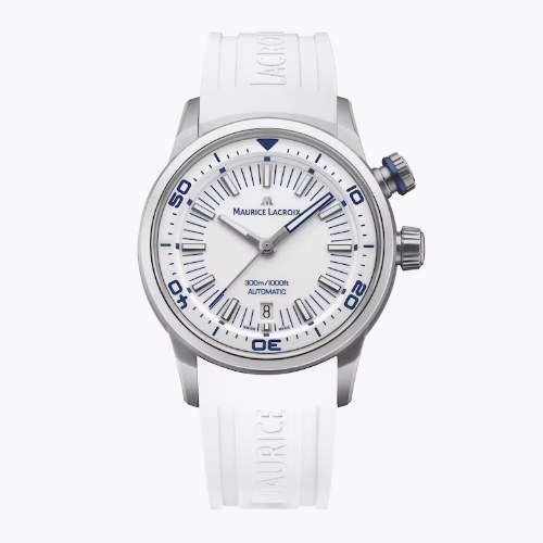 Maurice Lacroix PONTOS S Diver 42mm Men's Blue Strap Watch