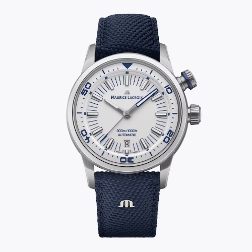 Maurice Lacroix PONTOS S Diver 42mm Men's Blue Strap Watch