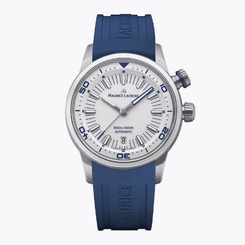 Maurice Lacroix PONTOS S Diver 42mm Men's Blue Strap Watch