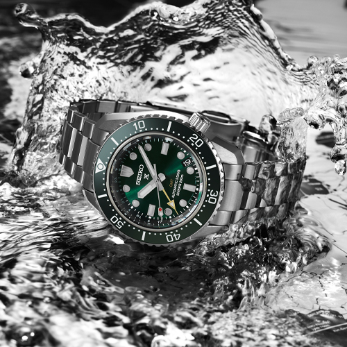 Seiko Prospex Marine Green GMT Bracelet Watch