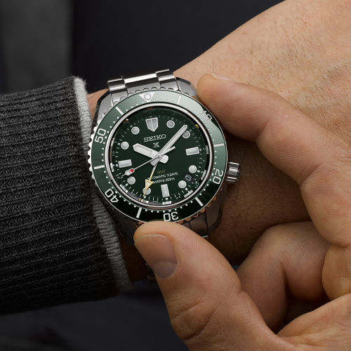 Seiko Prospex Marine Green GMT Bracelet Watch