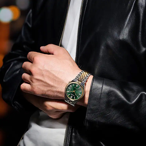 Citizen Automatic Tsuyosa 40mm Green Dial & Two Tone Watch Citizen Automatic Tsuyosa 40mm Green Dial & Two Tone Watch