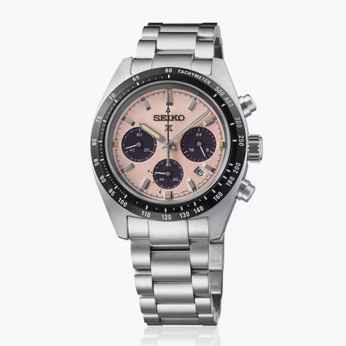 Seiko Prospex Speedtimer ‘Youngtimer’ Pale Pink 39mm Stainless Steel Watch