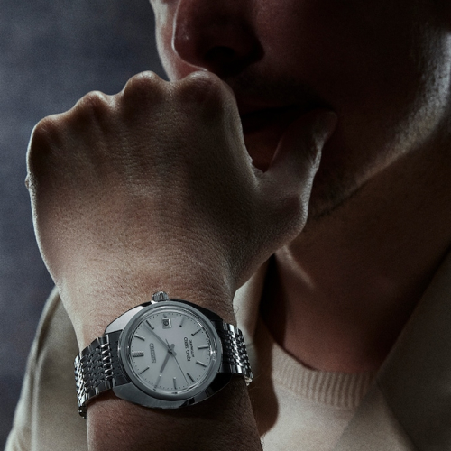 King Seiko ‘Metropolis Silver’ 6L 1969 Re-Interpretation Stainless Steel Watch