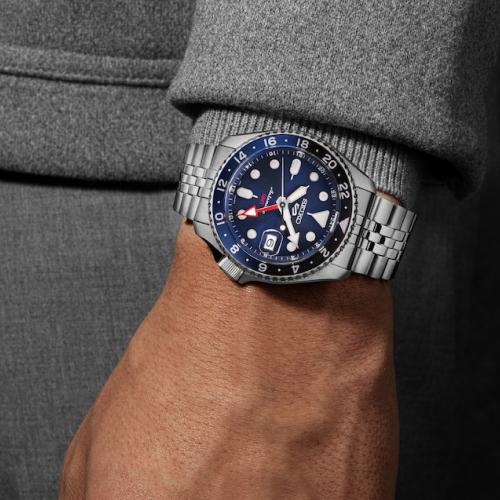 Seiko 5 Sports Blueberry GMT SKX Re-Interpretation Watch