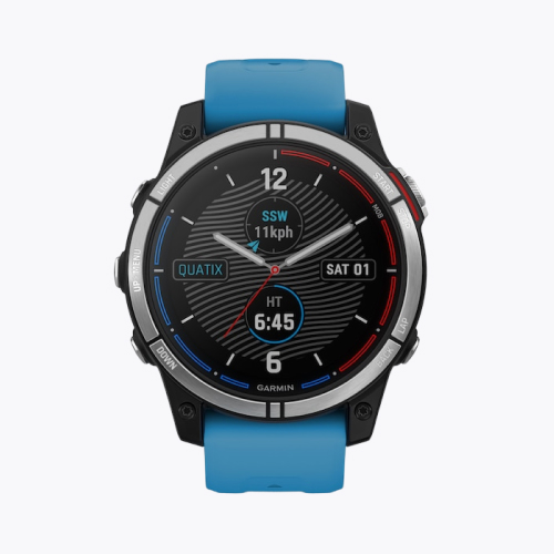 Garmin Quatix® 7 Standard Edition 47mm Silicone Blue Strap Smartwatch