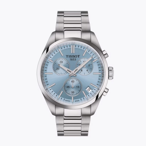 Tissot PR 100 Sky Blue Dial Men's Watch