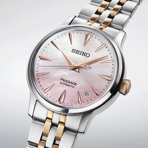 Presage ‘Springtime’ Cocktail Time  Two-Tone Limited Edition Watch