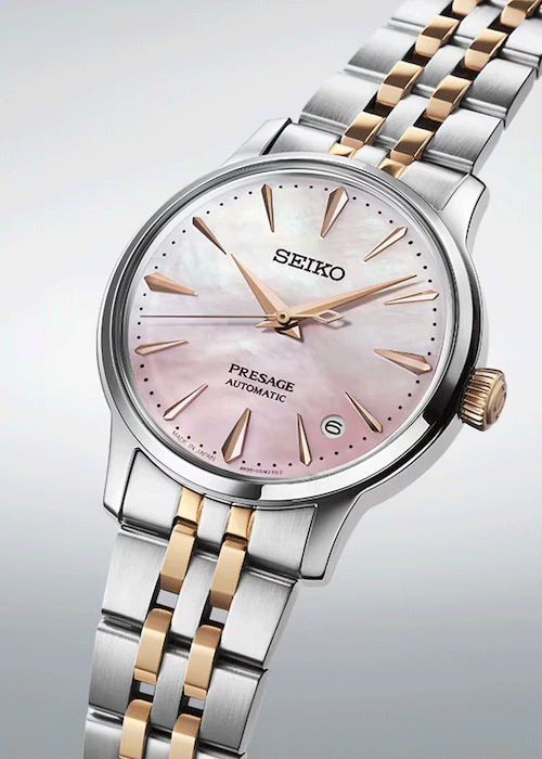 Presage ‘Springtime’ Cocktail Time  Two-Tone Limited Edition Watch