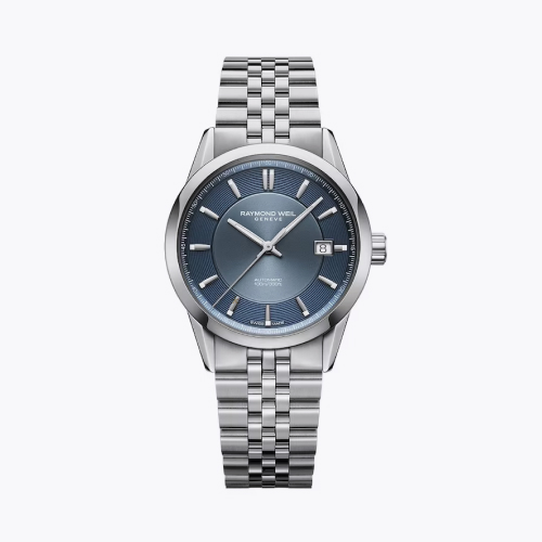 Raymond Weil Freelancer Men's Blue Dial & Stainless Steel Bracelet Watch
