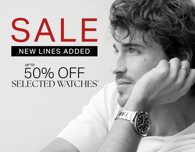 SALE UP TO 50% OFF SELECTED WATCHES