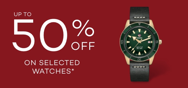 Sale up to half price on selected lines