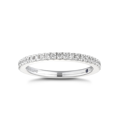 Vera Wang 18ct White Gold 0.23ct Diamond Eternity Ring
