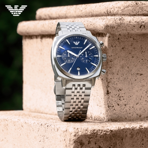 Emporio Armani Men's Chronograph Stainless Steel Watch