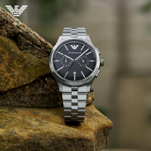 Emporio Armani Men's Chronograph Stainless Steel Watch