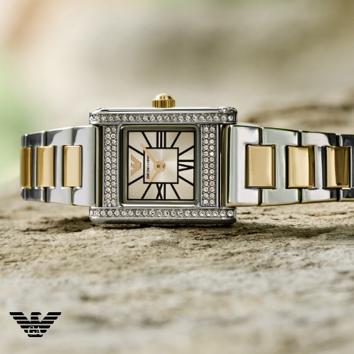 Emporio Armani Women's Gold Tone Bracelet Watch