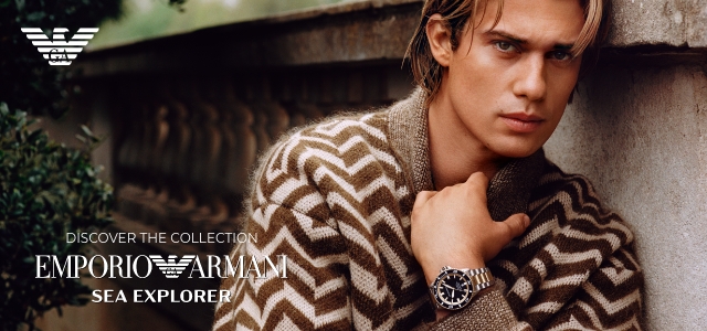 Emporio Armani Sea Explorer Men's Automatic Two-Tone Watch