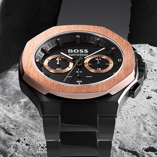 BOSS GQ 2023 Taper Men's Chronograph Black Stainless Steel Watch