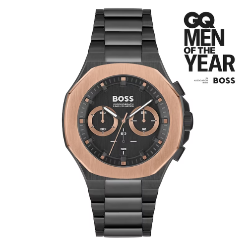 BOSS GQ 2023 Taper Men's Chronograph Black Stainless Steel Watch
