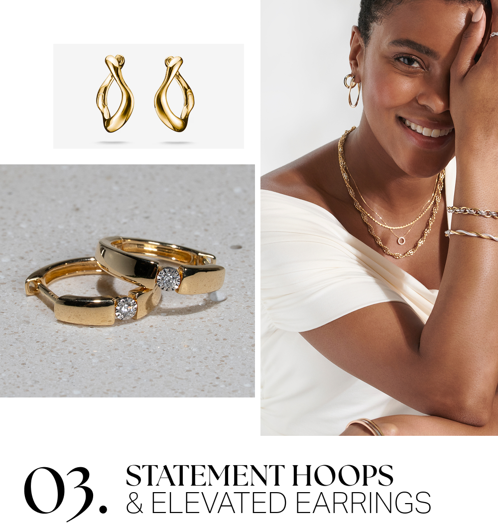 STATEMENT HOOPS & ELEVATED EARRINGS