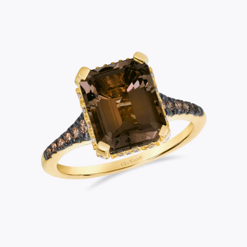 Le Vian 14ct Rose Gold 0.58ct Diamond Garnet Pendant
