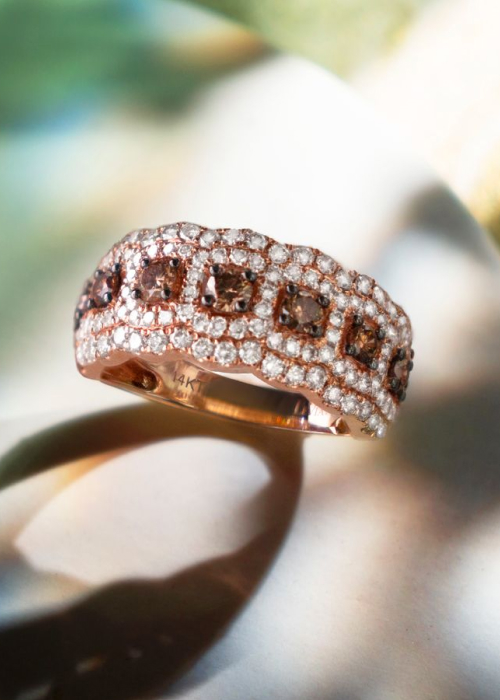 Le Vian 14ct Rose Gold 1.45ct Chocolate Diamond Ring