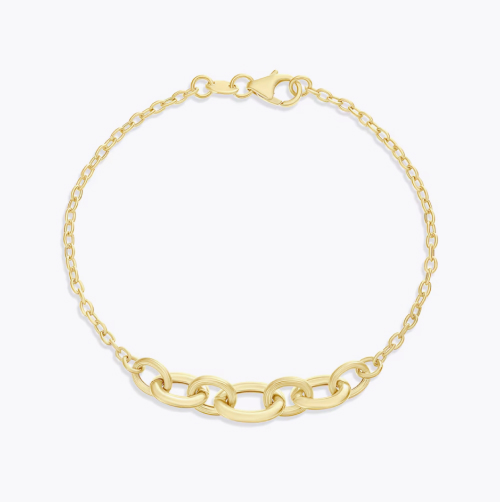 9ct Yellow Gold 7.5 Link Bracelet