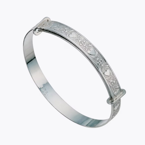 Children's Sterling Silver Expander Bangle