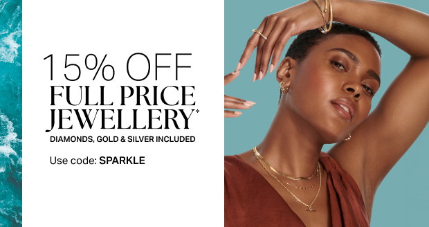 15% OFF FULL PRICE JEWELLERY