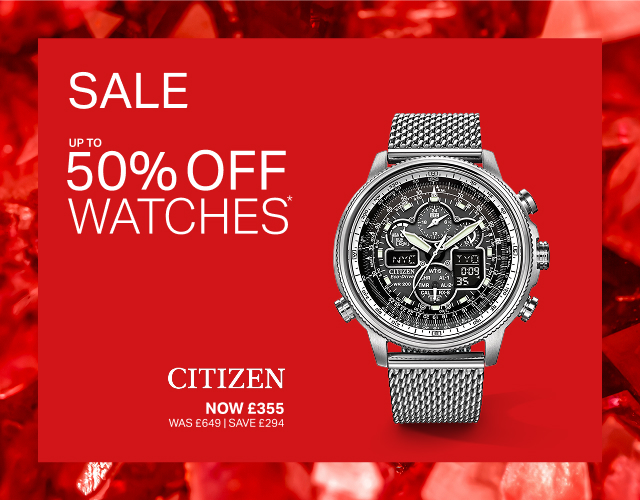 UP TO 50% OFF WATCHES*