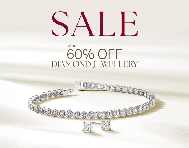 SALE UP TO 60% OFF DIAMOND JEWELLERY*