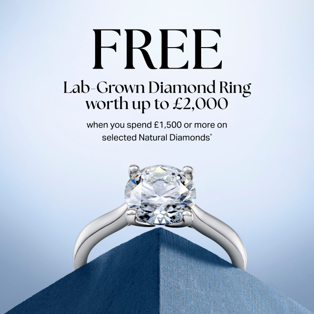 FREE LAB-GROWN DIAMOND RING WORTH UP TO £2,000 FREE LAB-GROWN DIAMOND RING WORTH UP TO £2,000