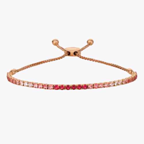 Le Vian 14ct Strawberry Gold Sapphire Bolo Bracelet