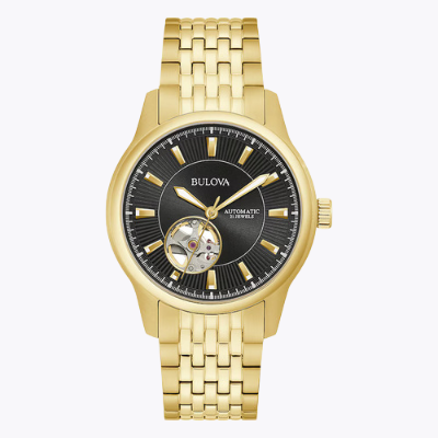 Bulova Classic Men's Gold Tone Stainless Steel Watch