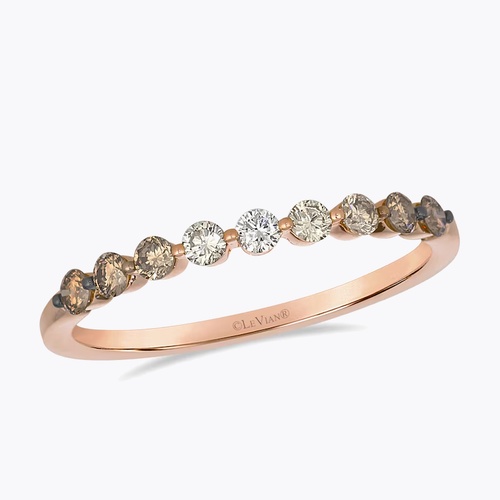 Le Vian 14ct Diamond Rose Gold Chocolate 0.30ct Diamond Ring