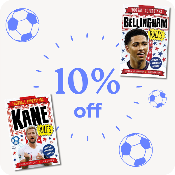 10%. children's football books