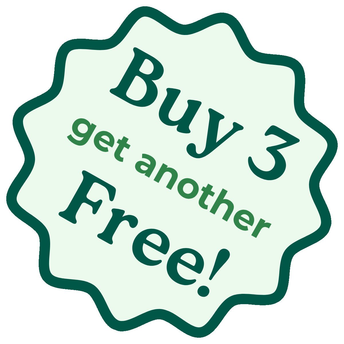 Buy 3 Get Another For Free