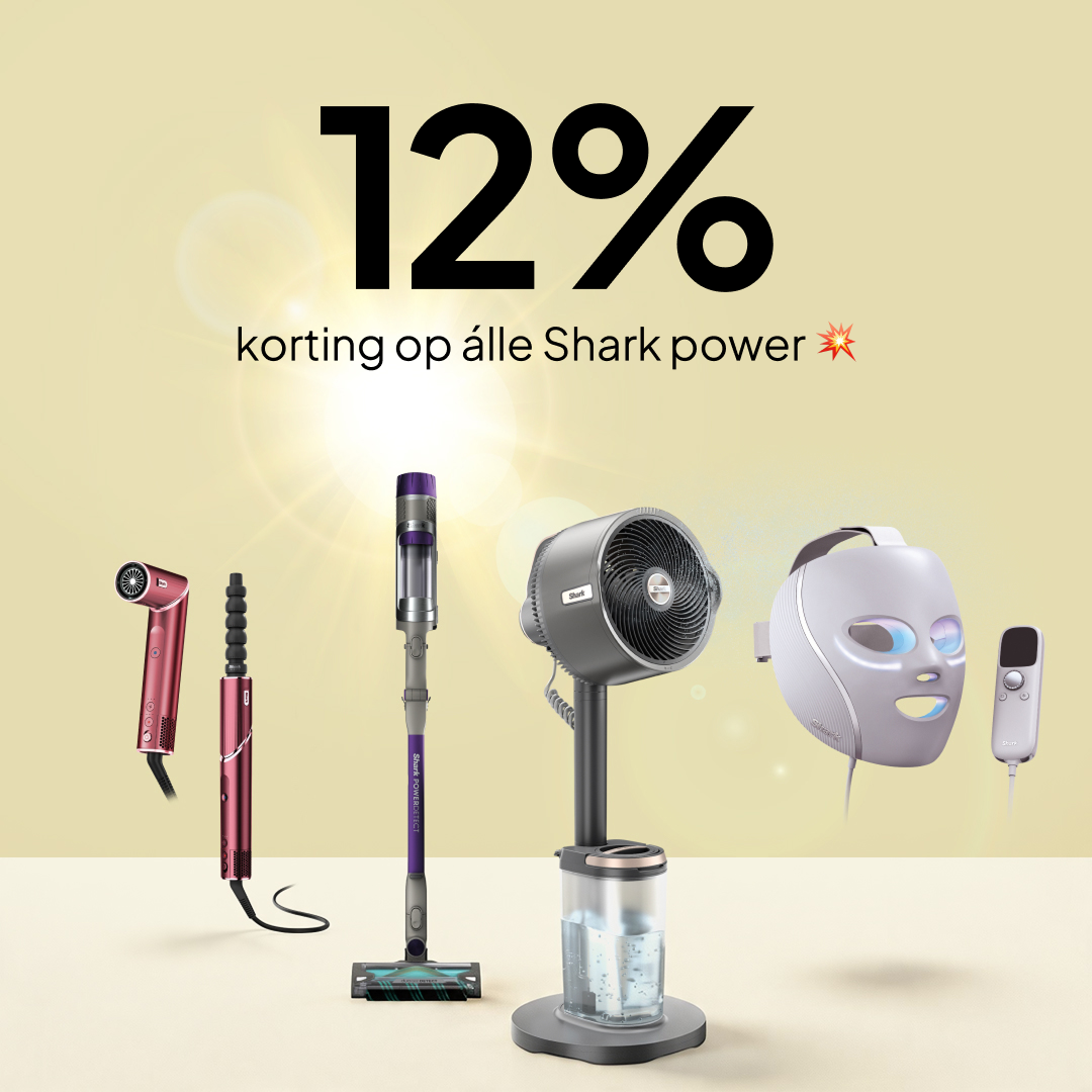 12% korting op álle Shark power 💥