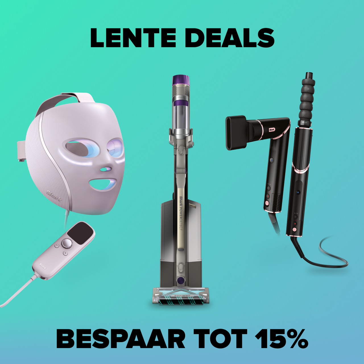 Bespaar tot 15% op slimme Shark must-haves