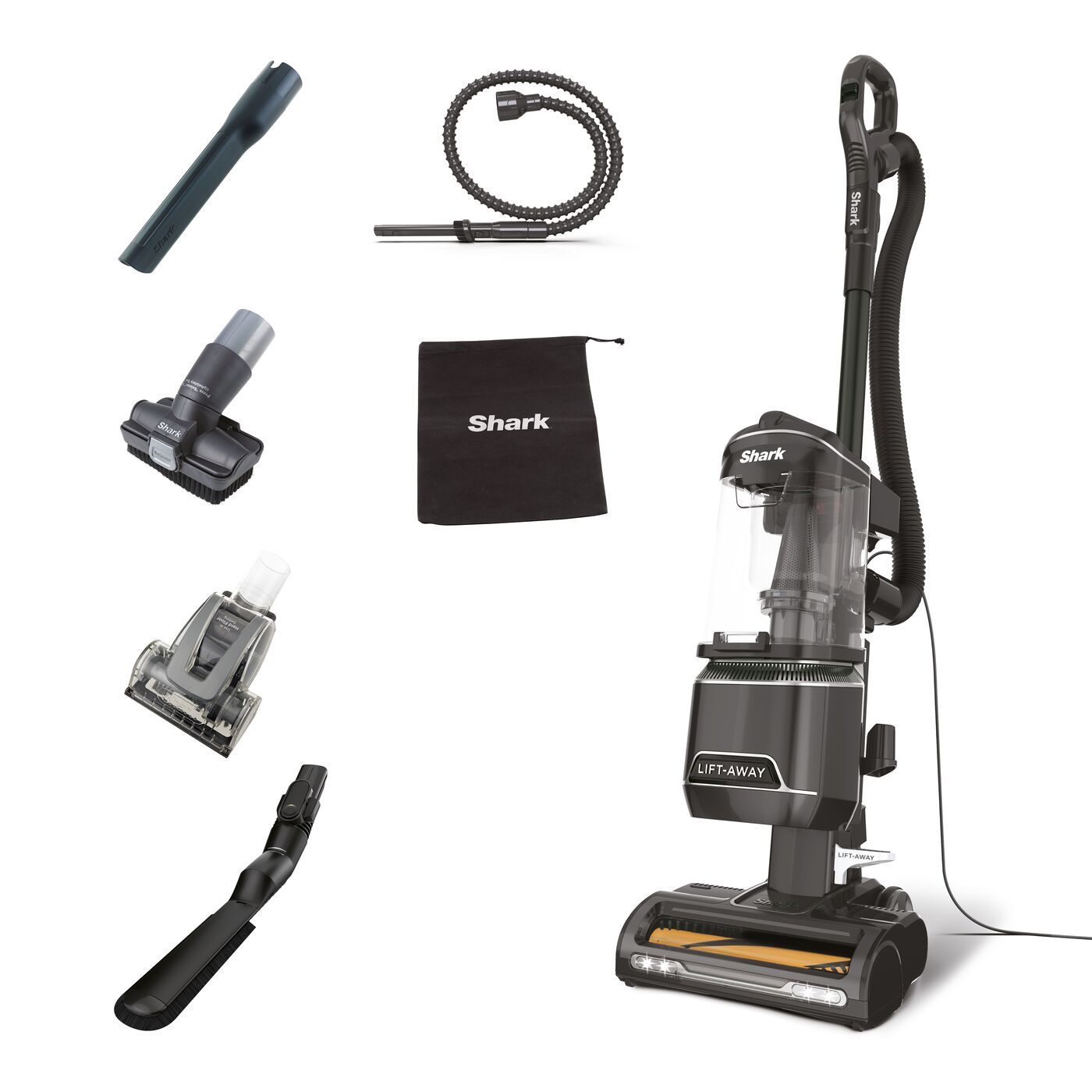 Shark Anti Hair Wrap Upright Vacuum Cleaner with Lift-Away, Pet Model - Black NZ691UKTDB