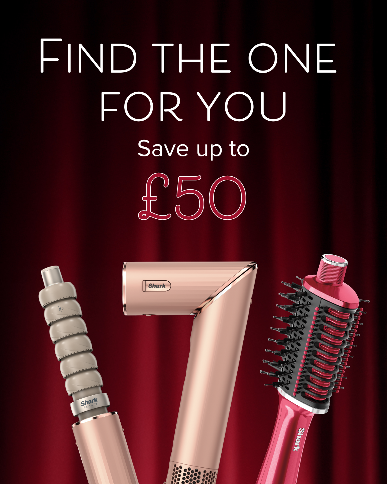 Valentine’s Day hair, perfected with Shark Beauty.