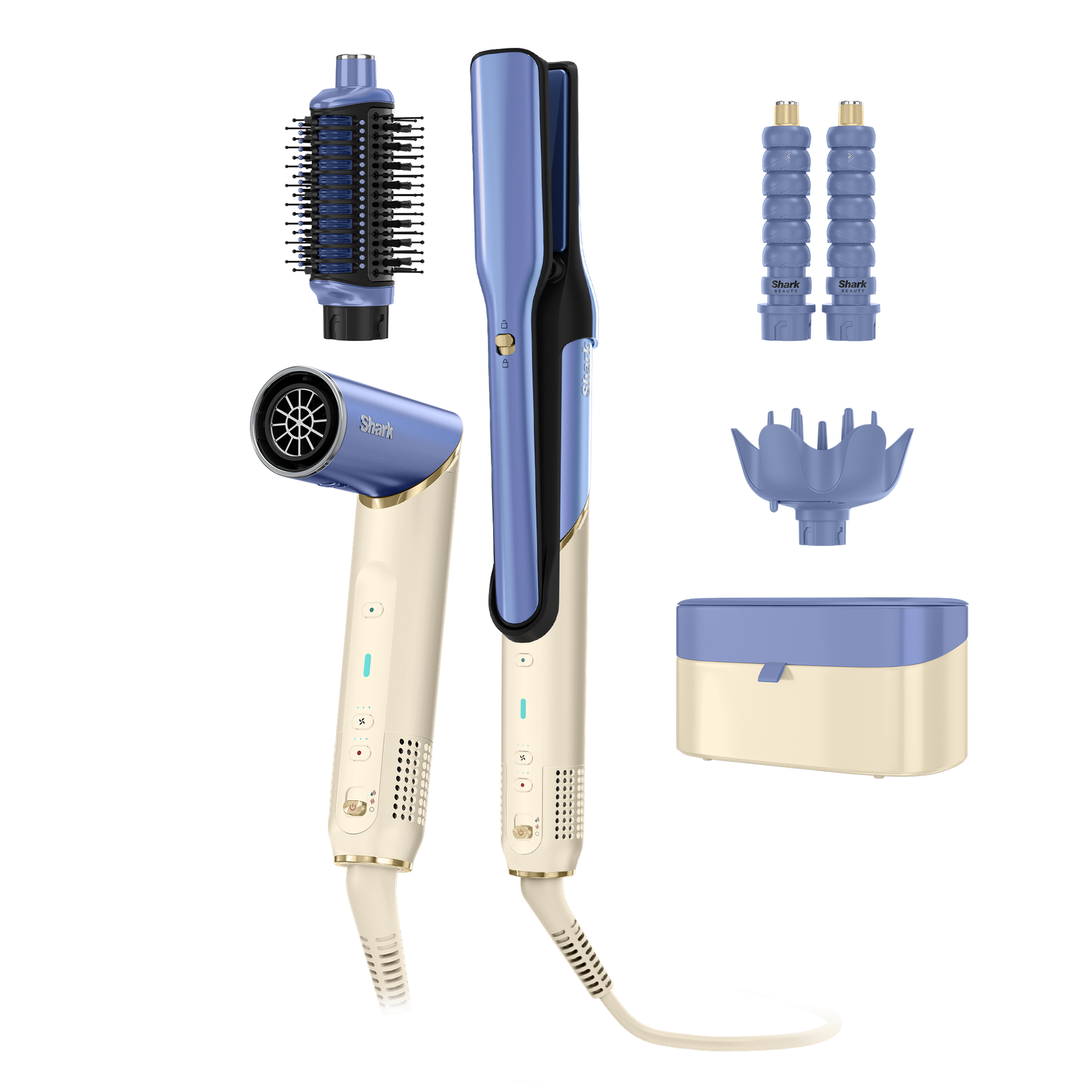 Shark Glam Ceramic & Air Styling and Drying System, Starlight Dream HD6042SUKPL